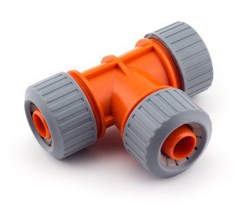 Трійник (цанга) з'єднувальний для поливального шланга 3/4" №097 фото